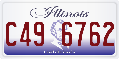 IL license plate C496762