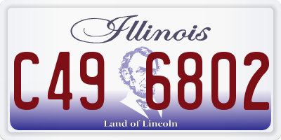 IL license plate C496802