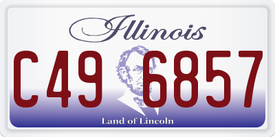 IL license plate C496857