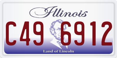 IL license plate C496912
