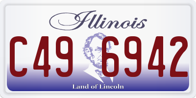 IL license plate C496942