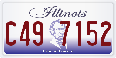 IL license plate C497152