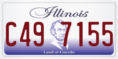 IL license plate C497155