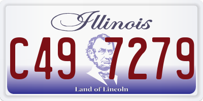 IL license plate C497279