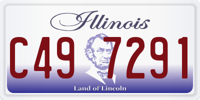 IL license plate C497291