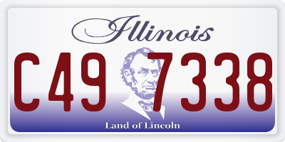 IL license plate C497338