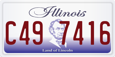 IL license plate C497416