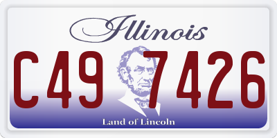 IL license plate C497426