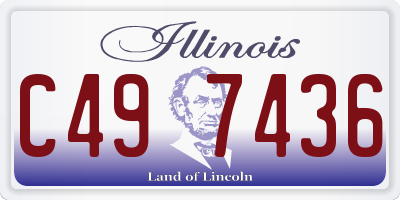 IL license plate C497436