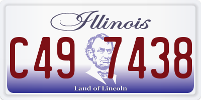 IL license plate C497438