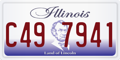 IL license plate C497941