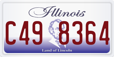 IL license plate C498364