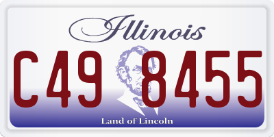 IL license plate C498455