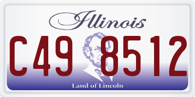 IL license plate C498512
