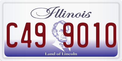 IL license plate C499010