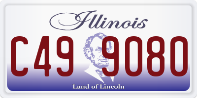 IL license plate C499080