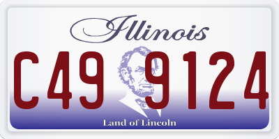 IL license plate C499124