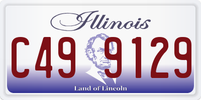 IL license plate C499129