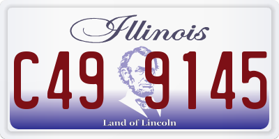 IL license plate C499145