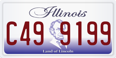 IL license plate C499199