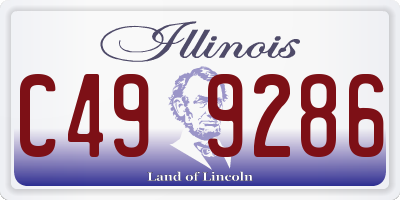 IL license plate C499286