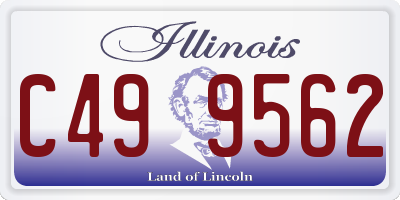 IL license plate C499562