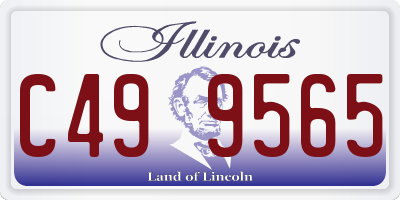IL license plate C499565