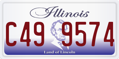 IL license plate C499574