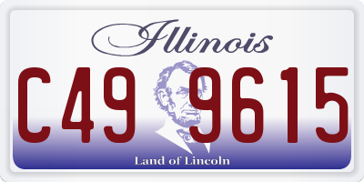 IL license plate C499615