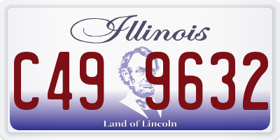 IL license plate C499632