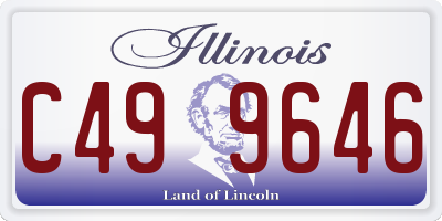 IL license plate C499646