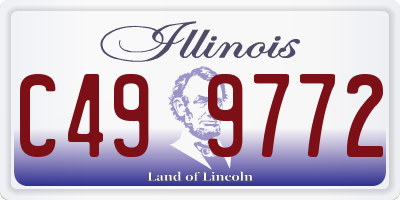 IL license plate C499772