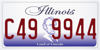 IL license plate C499944