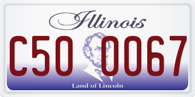 IL license plate C500067