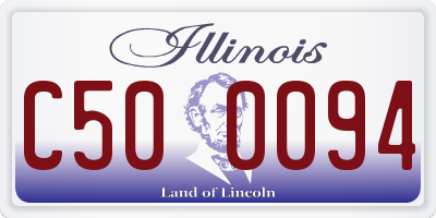 IL license plate C500094