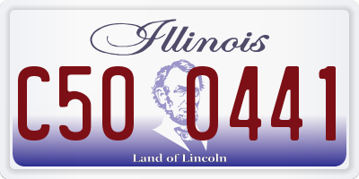 IL license plate C500441