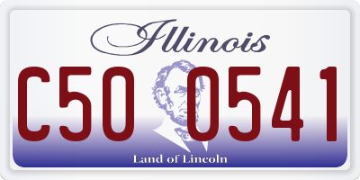 IL license plate C500541