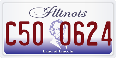 IL license plate C500624