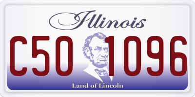 IL license plate C501096