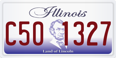 IL license plate C501327