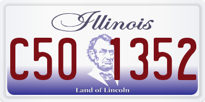 IL license plate C501352