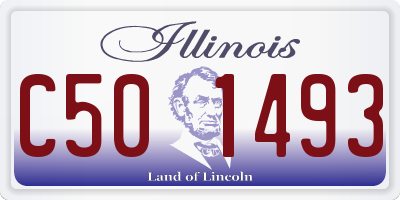 IL license plate C501493