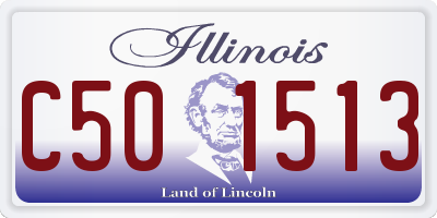 IL license plate C501513