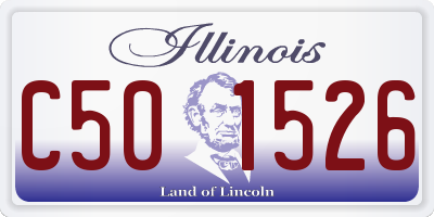 IL license plate C501526