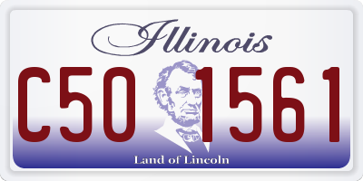 IL license plate C501561