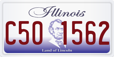 IL license plate C501562