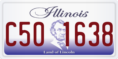 IL license plate C501638