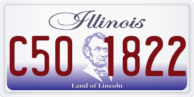 IL license plate C501822