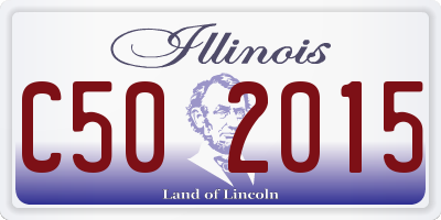 IL license plate C502015