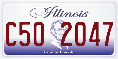 IL license plate C502047